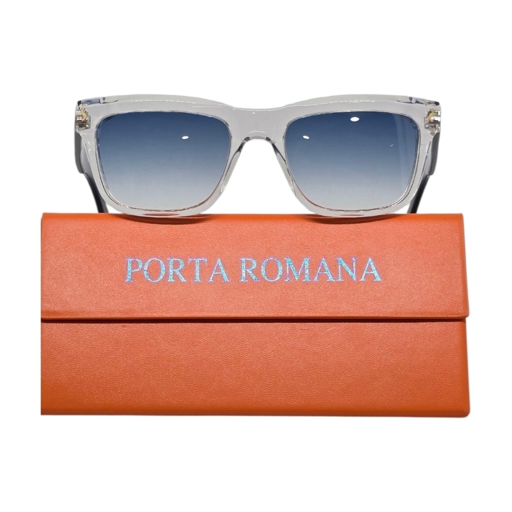 Porta Romana Black and Blue Eyewear